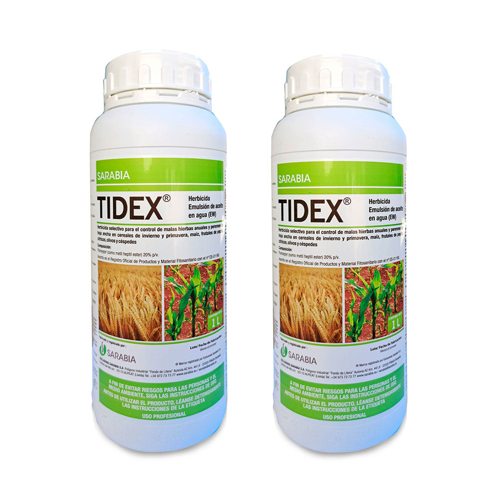 Désherbant TIDEX 2X1L glyphosate