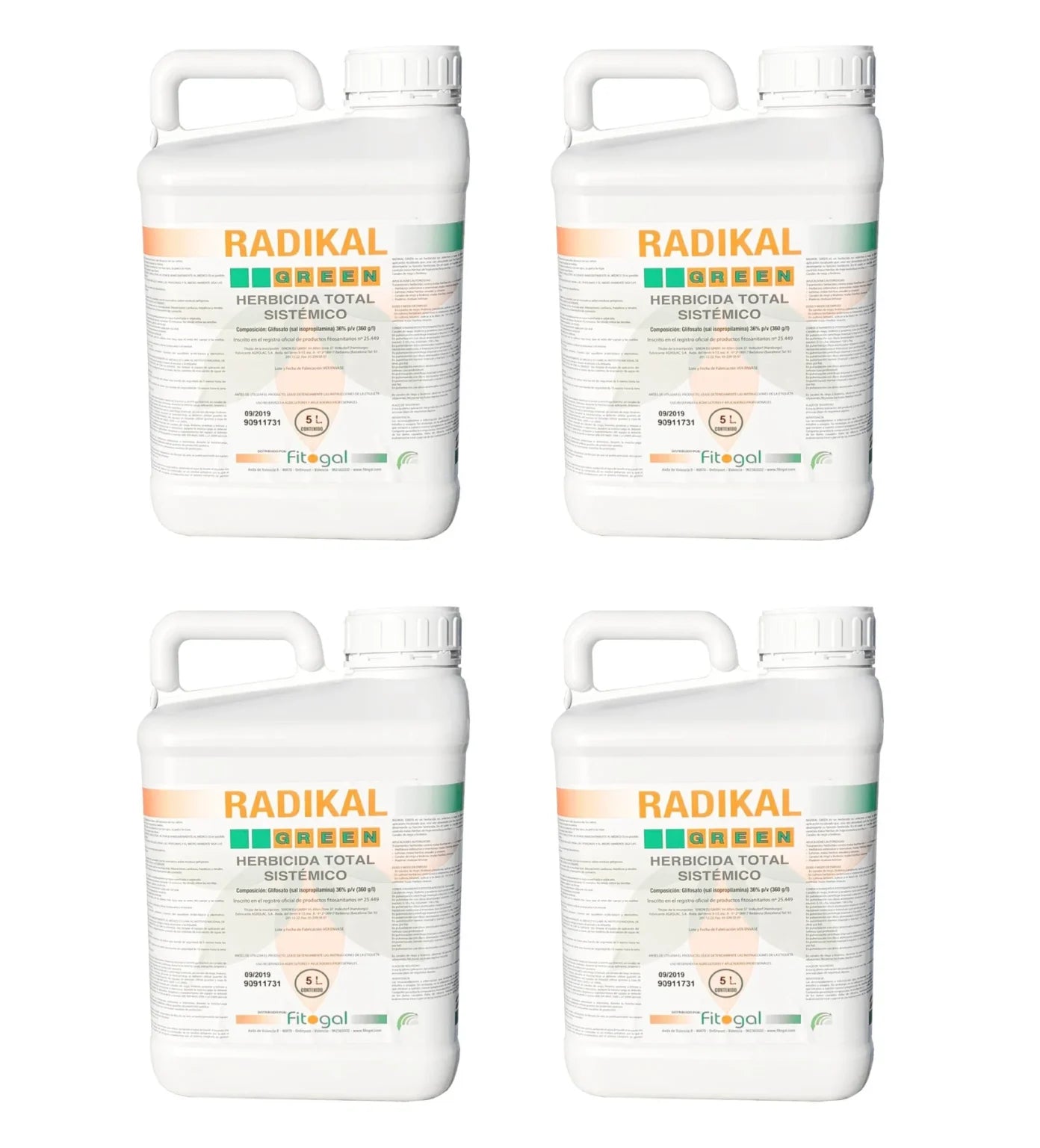 Désherbant RADIKAL 4X5L glyphosate